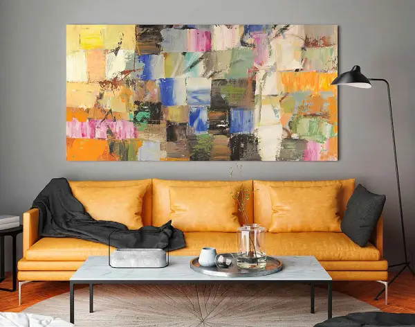 Cuadro canvas concetti dimensionali