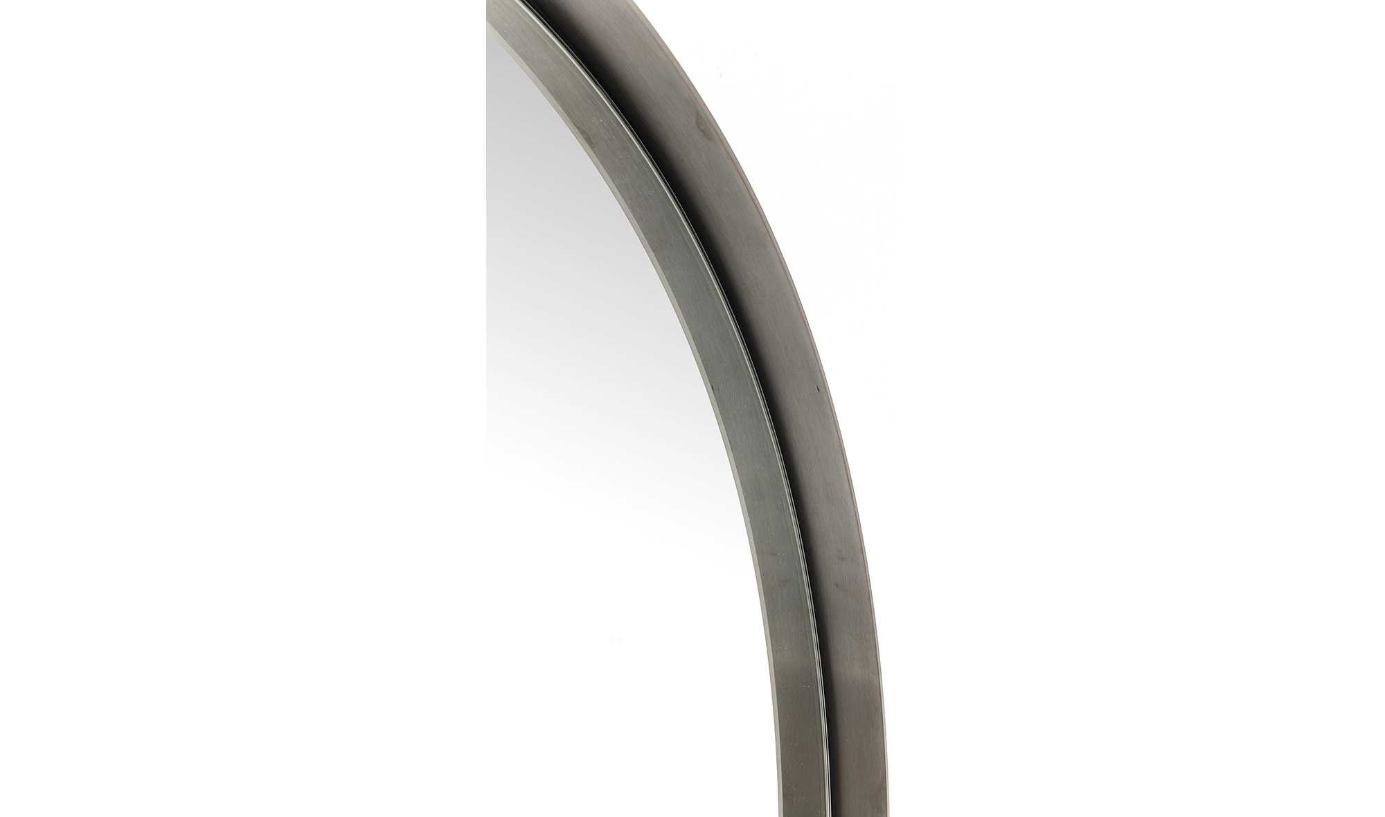 Espejo Curve redondo Steel Nature