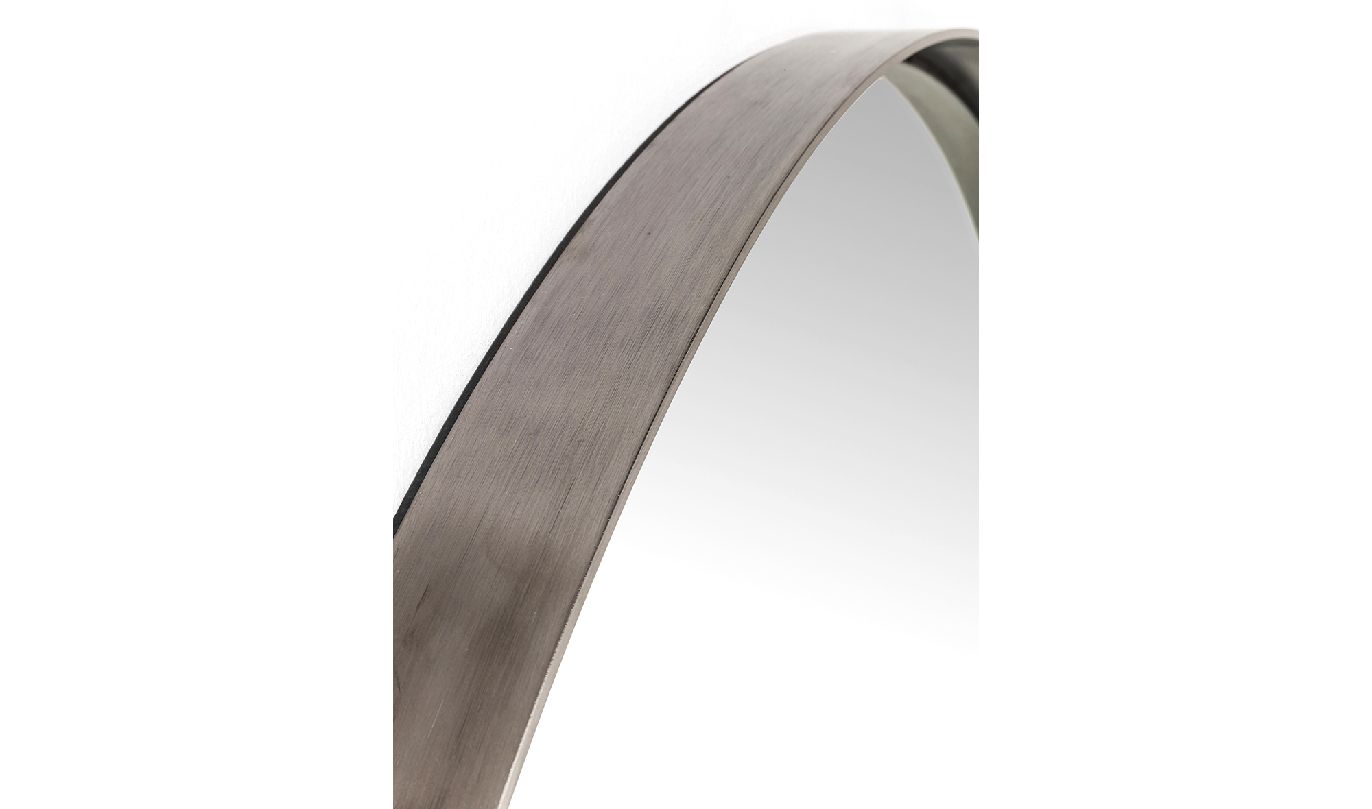 Espejo Curve redondo Steel Nature