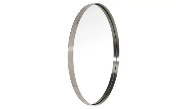Espejo Curve redondo Steel Nature