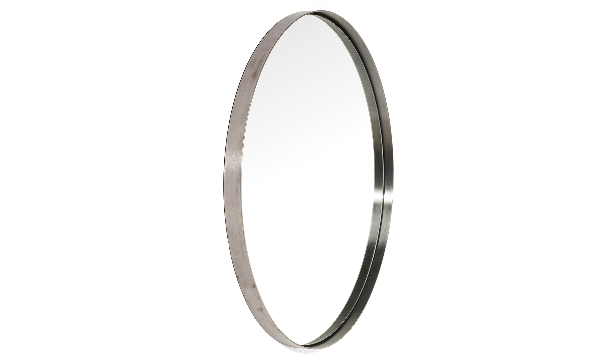Espejo Curve redondo Steel Nature