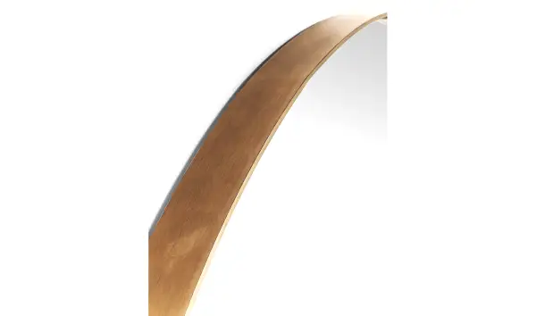 Espejo Curve redondo cobre