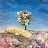 Cuadro canvas evanescenze di cuori