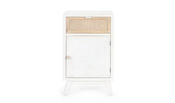 Mesita de noche 1 puerta 1 cajon vintage Clotilde