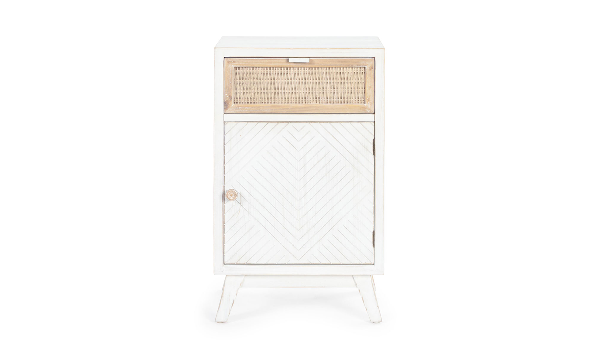 Mesita de noche 1 puerta 1 cajon vintage Clotilde