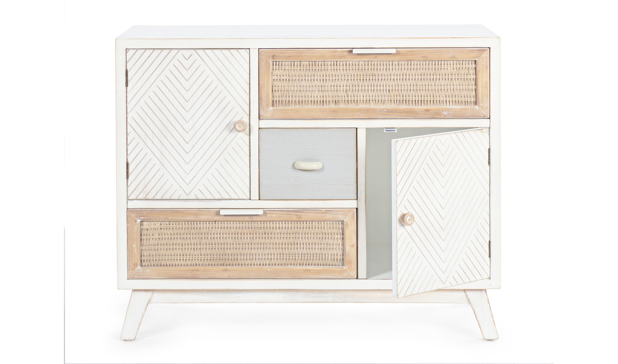 Aparador 2 puertas 3 cajones vintage Clotilde