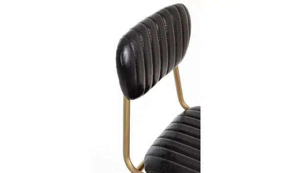 Silla negra vintage Addy