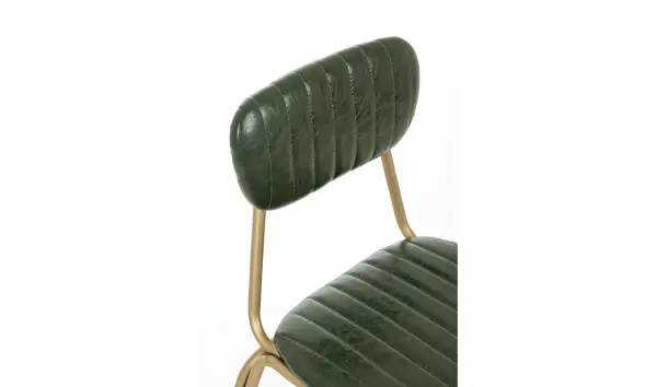 Silla verde oscuro vintage Addy