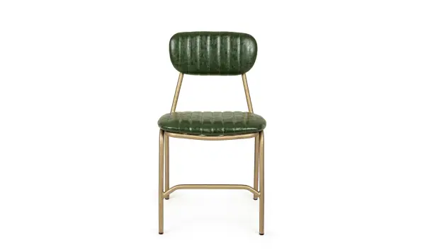 Silla verde oscuro vintage Addy