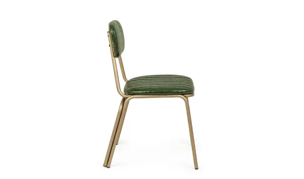 Silla verde oscuro vintage Addy