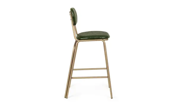 Taburete bar verde oscuro vintage Addy