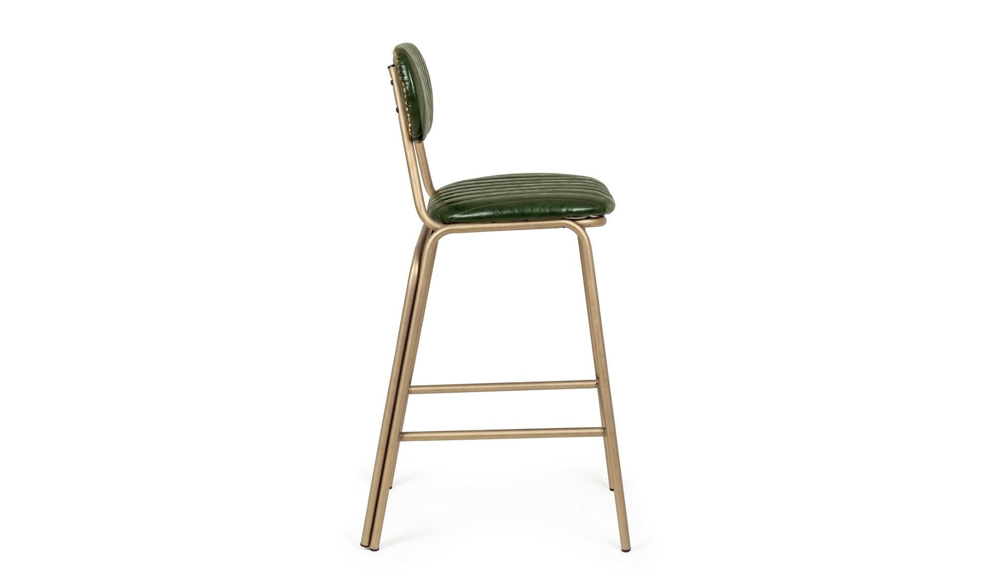 Taburete bar verde oscuro vintage Addy