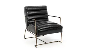 Sillón negro vintage Brianna