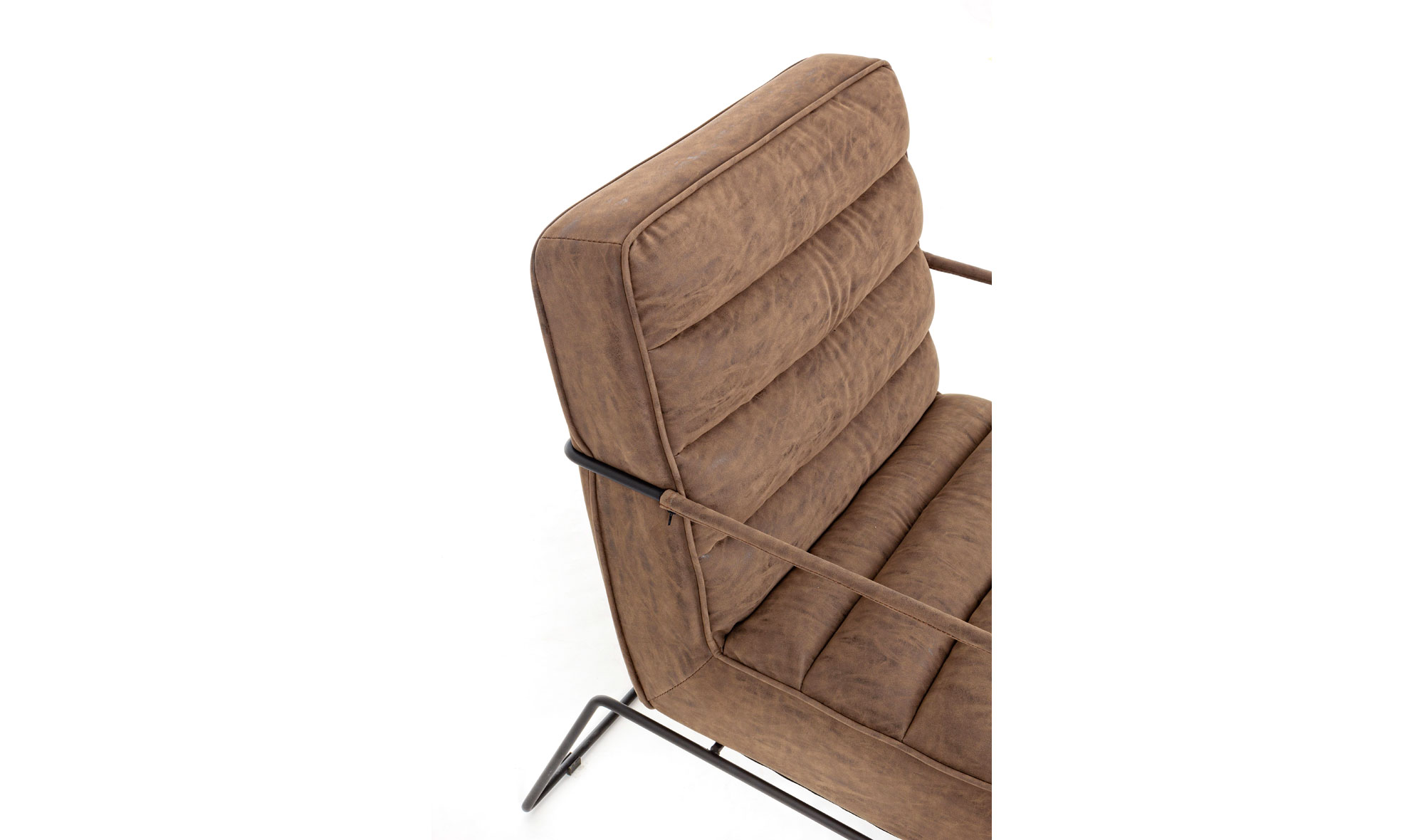 Sillón marron vintage Brianna