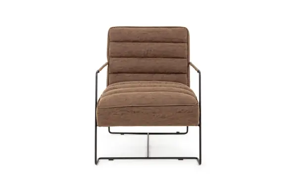 Sillón marron vintage Brianna