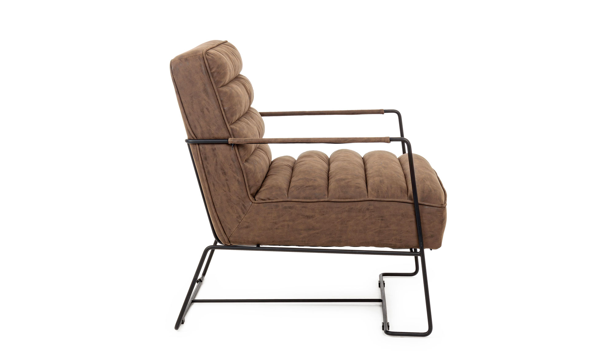 Sillón marron vintage Brianna