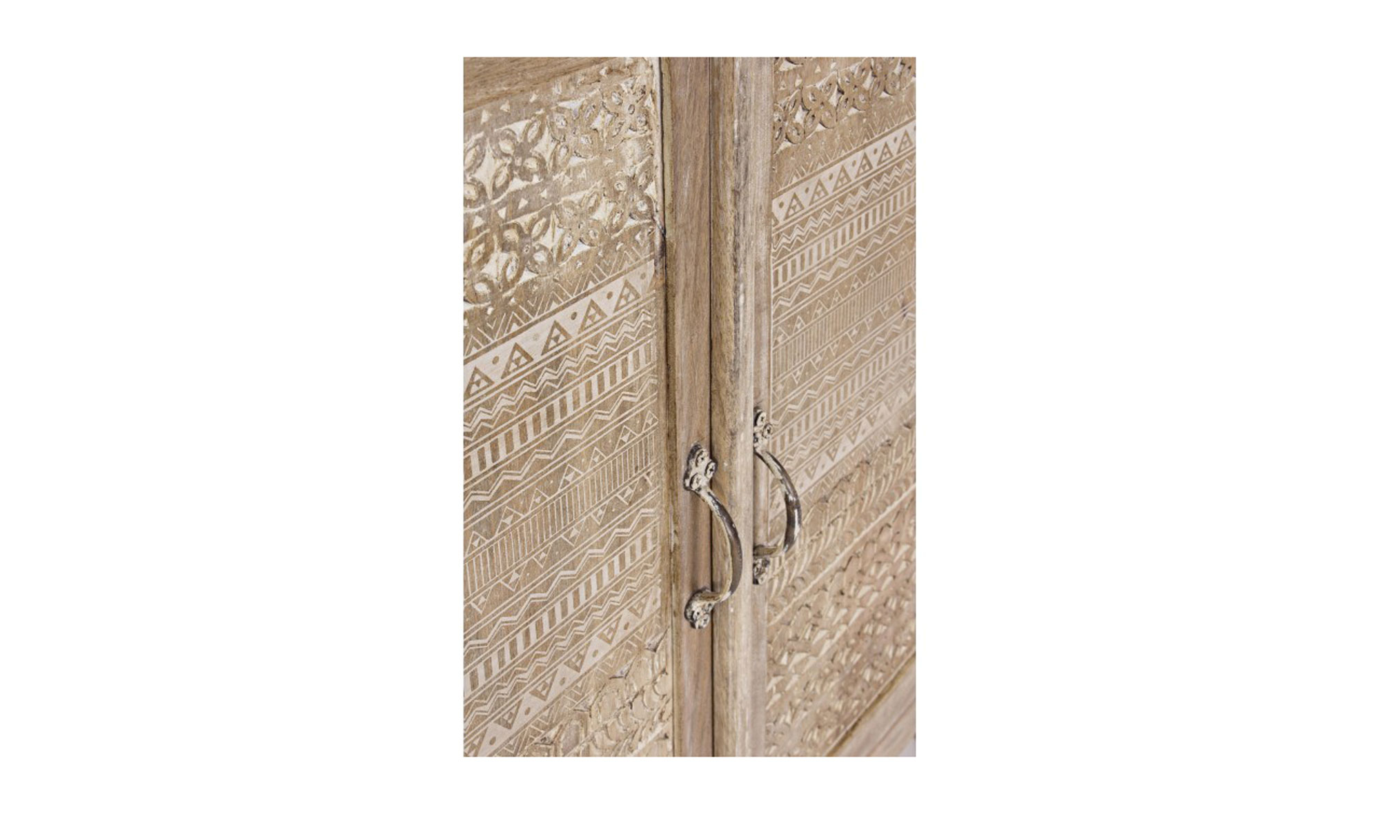 Vitrina 4 puertas 6 cajones vintage Mayra