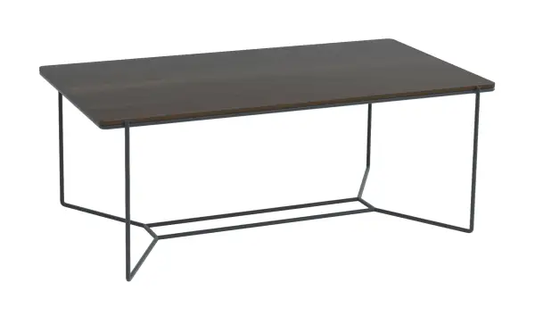 Mesa de comedor acero y eucalipto fumé Varila by Bodonni