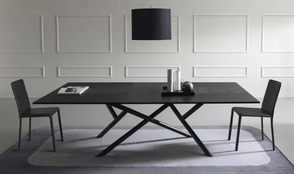 Mesa de comedor roble salvaje Random Ozzio