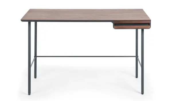Mesa de escritorio grafito vintage Kesia