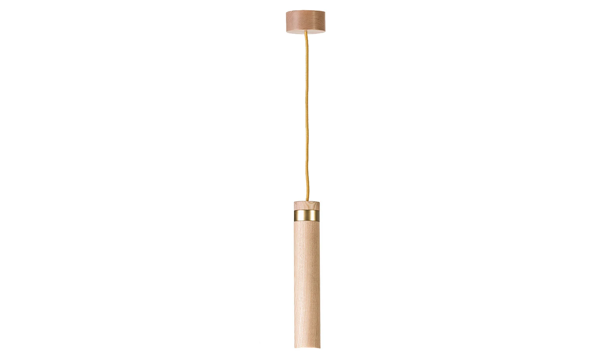 Lámpara de techo madera natural Lard