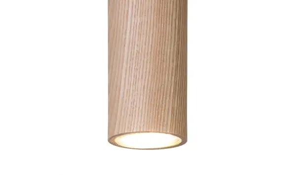 Lámpara de techo madera natural Lard