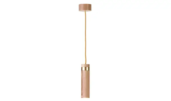Lámpara de techo madera natural Lard