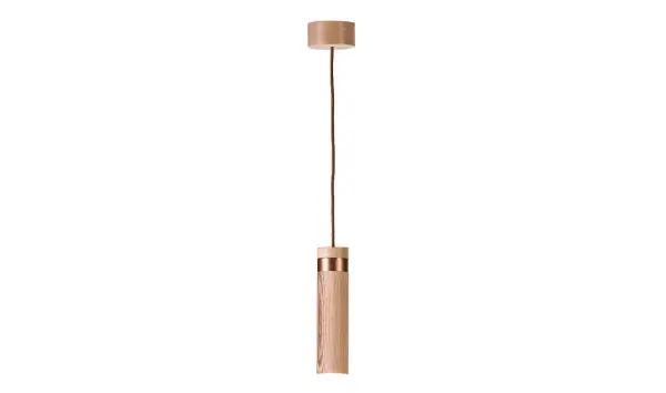 Lámpara de techo madera natural Lard
