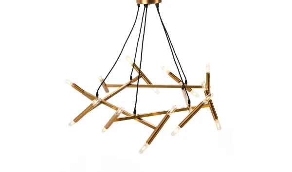 Lampara de techo metal dorado Cater