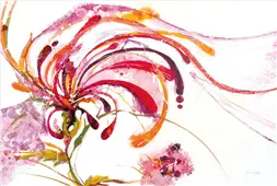 Cuadro canvas moving and shaking bright on white