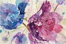 Cuadro canvas fireworks abstract