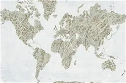 Cuadro canvas spinning world