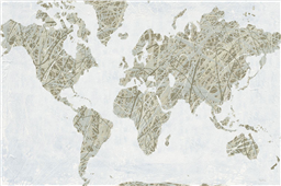 Cuadro canvas spinning world