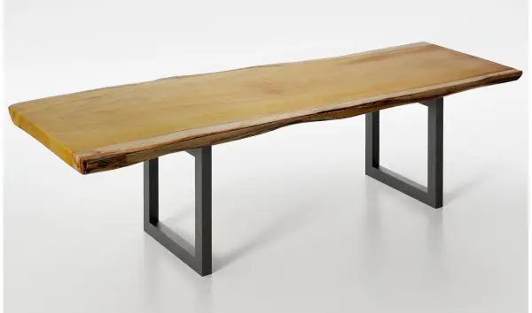 Mesa de comedor madera maciza iroko Arges