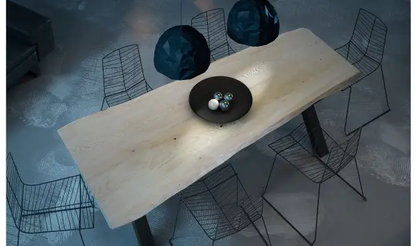 Mesa de comedor madera maciza abeto Mures