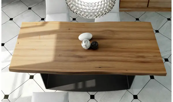 Mesa de comedor madera maciza olmo Maramures