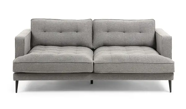 Sofá gris metal negro Tanya