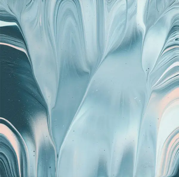 Cuadro canvas flowing water II