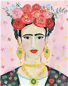 Cuadro canvas homage to frida