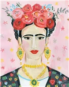 Cuadro canvas homage to frida