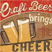 Cuadro canvas craft brew I