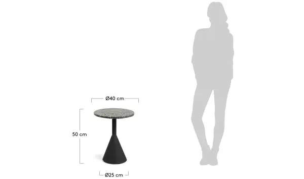 Mesa auxiliar de jardin Lanome