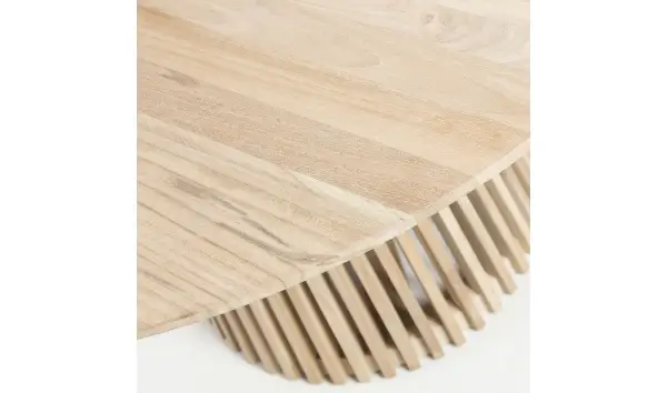 Mesa de comedor redonda teca Nerui
