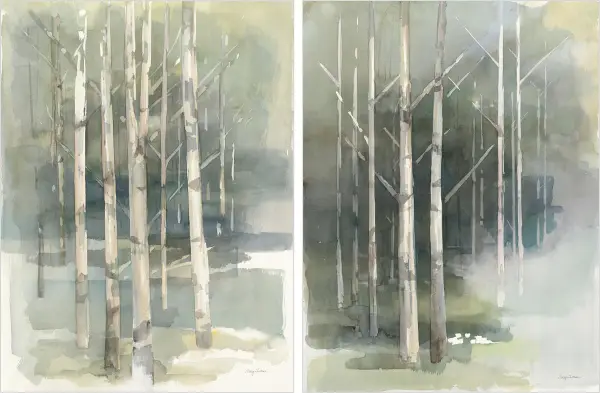 Cuadro canvas birch grove