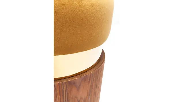 Taburete lilly vintage mostaza acero