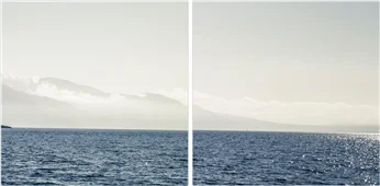 Cuadro canvas coastal scene