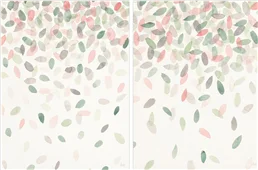 Cuadro canvas spring cascade