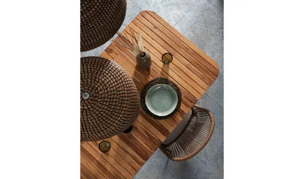Mesa de comedor acacia natural Doska