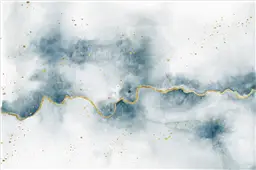 Cuadro canvas flow with gold