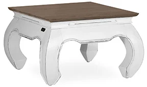 Mesa de centro cuadrada opium colonial Everest